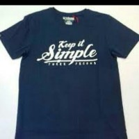Kaos baju THREE SECOND M,L,XL