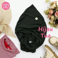Pashmina instan Pashmina anak Jilbab anak jilbab instan Hijau Tua