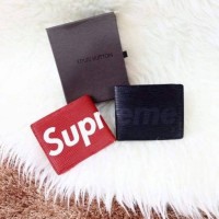 Dompet Pria Louis Vuitton X Supreme PF Slender Wallet Semi Original