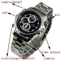 Jam Tangan Spy Mata2 James Bond 007 Kamera + 8 Gb Sd Micro/tf Memory S
