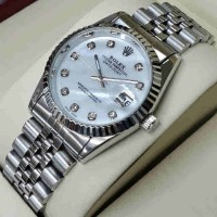 Jam Tangan Pria/Wanita Rolex Datejust Silver Stainless Steel