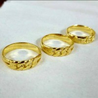 cincin rotan gold lapis emas