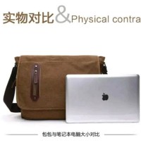 tas laptop notebook kanvas import premium pria wanita multifungsi ke