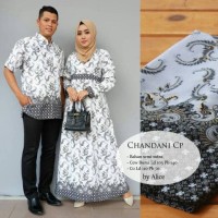 Baju Batik Modern Kebaya Couple Muslim Dress kemeja Pria chandani puti