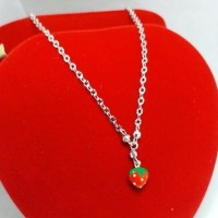 KALUNG ANAK / BAYI / BALITA PERAK SILVER 925 LAPIS EMAS PUTIH ASLI ORI
