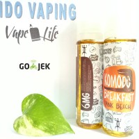 Jual E LIQUID Komodo Breakfast 6MG Pink Beach Premium by MILF 60ml VAPOR Murah