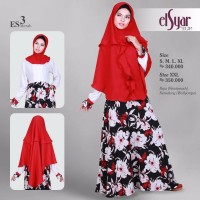 Gamis Syari Elif ES 3 / Gamis + Jilbab Syar'i