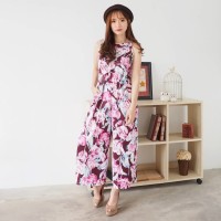 Jual Floral Jumpsuit Kulot (Pengiriman via JNE Only) Murah
