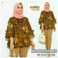 Jual Blus Lonceng #4- Baju atasan batik modern wanita murah Murah