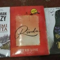 Paket 3 novel Rindu , Bumi Cinta Dan Bidadari Untuk Dewa