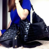 Tas Fashion Hobo 3 in 1 Semi Premium Import Batam Berkualitas DNP69