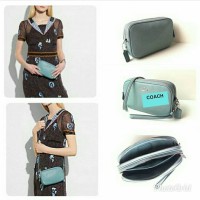 TAS COACH PEBBLE LEATHER CROSSBODY CLOUD ORIGINAL