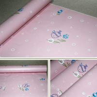 272 wallpaper stiker uk 45cmx10m, ikan pink
