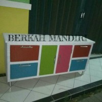 LEMARI RAK LACI ROTAN SINTETIS