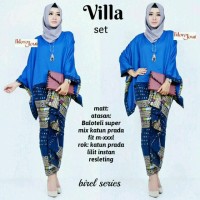 VILLA SET(busana wanita,batik,fashion wanita,kebaya modern,baju pesta)
