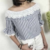 kemeja kaos atasan kotak tartan korea pakaian fashion wanita dress n