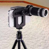 Lensa Pembesaran jarak jauh/Telezoom 8X Tripod
