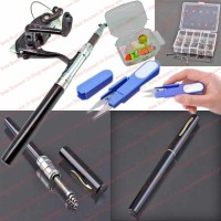 Paket Joran Pancing 160 cm Size Spidol Kail 10 Ukuran Gunting Mancing