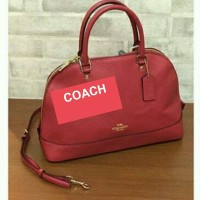 TAS COACH CROSSGRAIN SIERRA SATCHEL PINK ORIGINAL