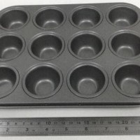 Jual Hot List!!! Loyang Muffin / Mini Cupcake - Teflon Pan Lubang 12 D= 5Cm Murah