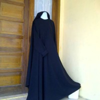 Set gamis umbrella / Payung Jetblack