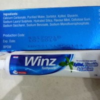 special produk CNI pasta gigi winz tanpa detergen tanpa pemanis