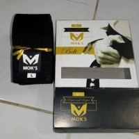 Sabuk Taekwondo Moks Hitam Merah Poom