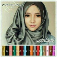 jilbab pashmina satin/pashmina satin jilbab YS