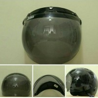 Visor / kaca BOGO cembung original smoke (gelap)