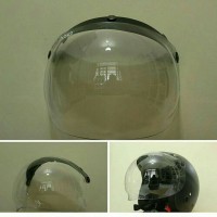 Visor / kaca BOGO cembung original bening (Clear)