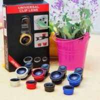 Jual LENSA FISH EYE 3 IN 1 / FISH EYE 3 IN 1 / LENSA KAMERA HANDPHONE Murah