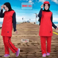 Pakaian Kaos Olahraga Wanita Lengan Panjang Baju Muslim Sport (BMS) 05
