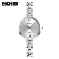 Jam Tangan Wanita Original SKMEI 1225 Anti Air 30M - Silver