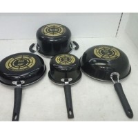 Panci Set Cookware Set GSF-1831 Panci Enamel Murah Panci GSF Wajan Set