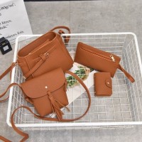paket tas dapat isi 4 selempang wanita slingbag import korea batam