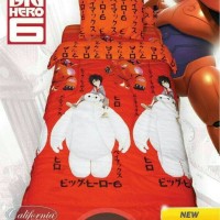bedcover onlymy love california 120 x 200 baymax sprei merah