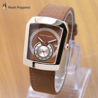 Jam tangan wanita hush puppies LS1816 Brown list rosegold