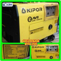 Genset Silent Diesel 5 kva KIPOR KDE 7000 TD Mesin Generator Solar