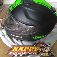 Helm SHOEI GT-AIR Wanderer Yellow Kawasaki edition size XL Kondisi 95%