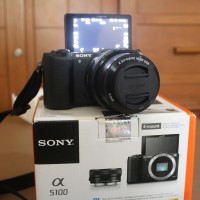 Kamera Mirrorless Sony A5100 Kit 16-50mm black