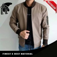 Jual Jaket Kulit Bomber Casual / Jaket Bomber Semi Kulit Murah