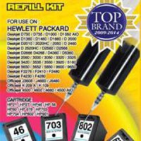 berkualitas dataprint refill kit tinta suntik hitam printer hp dp 27