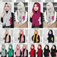 Jilbab Instan kerudung Hijab Hoodie Rina Nose Jaman Dulu