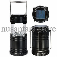 Lampu LED Lentera Emergency Tenaga Solar Matahari Petromak Power Bank