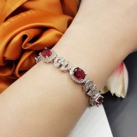 gelang swarovski lapis emas 18k
