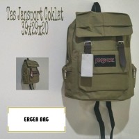 Tas Ransel Jansport Coklat Cewek Cowok Murah Model Terbaru