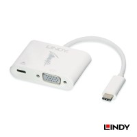 LINDY #43194 USB 3.1 Type C to VGA Adapter w/ Power Delivery