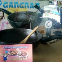 Gangnam Korea Wok Pan Panci / Wajan 30 CM Tebal Anti Lengket