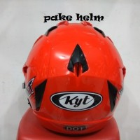 #Full Face HELM KYT SCORPION KING SOLID MERAH FERRARI