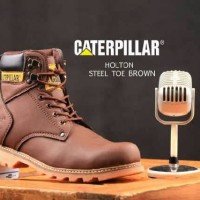 Sepatu Boots Caterpillar Holton Safety Pria Boot Cat Murah